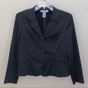 Sag Harbor Stretch Black Blazer Size 10P